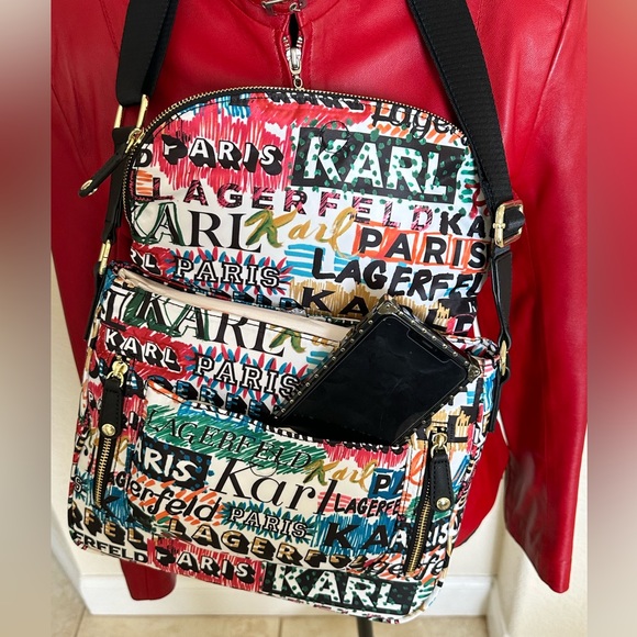 NEW KARL LAGERFELD MULTY COLOR BAG - Picture 10 of 12